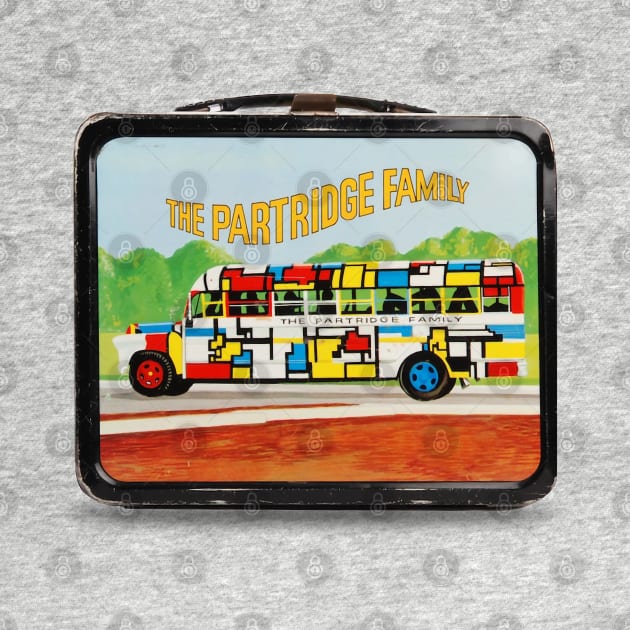 Partridge Family Lunch Box - The Bus by offsetvinylfilm